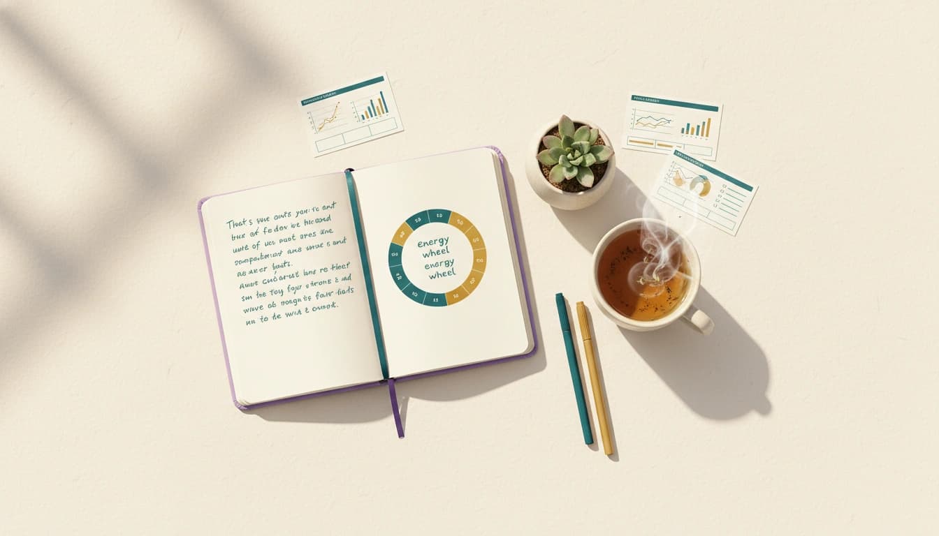 Burnout recovery worksheets with energy audit and personal recovery planning tools